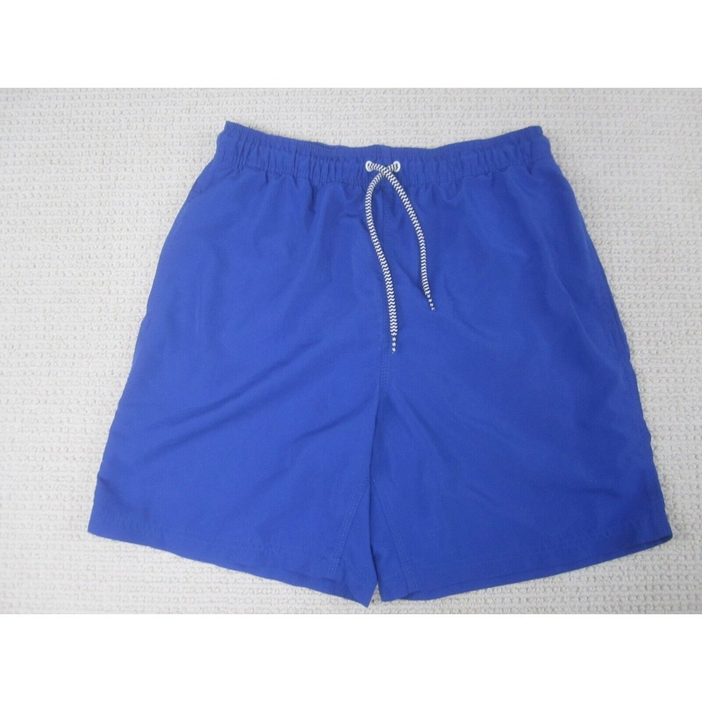 Sears Shorts Adult Medium‎ Blue Simply Style Swim Trunks Swimsuit Short Mens